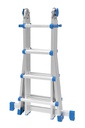 Marchetti Aluminium Telescopic Ladder EQUIPE 12 x 12 max 6.30 M Italy