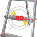 Marchetti Stella Ladder 8 Step 80 mm Italy Model 21031