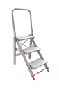 Marchetti CLASS PIU Ladder  3 Step wide 230 mm With Handle Italy Model 20523