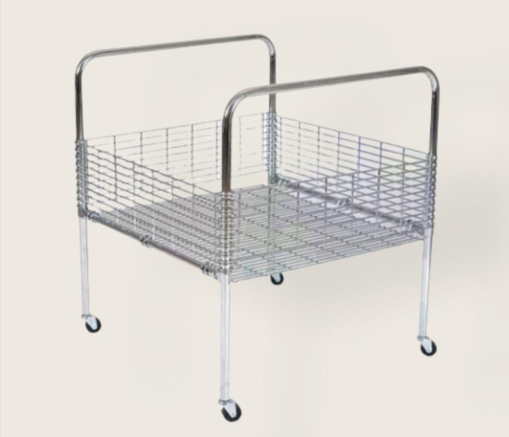 Chrome Basket 80x80cm
