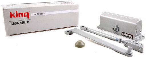 [4110002] King ASSA ABLOY Door Closer Silver Model 72 Korea
