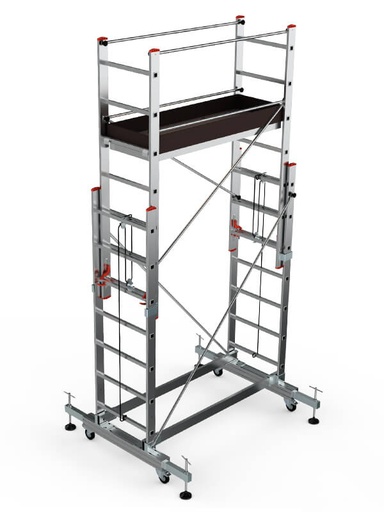 [1380010] Sarayli 2X7= 4 METER ALUMINUM SCAFFOLD 7507