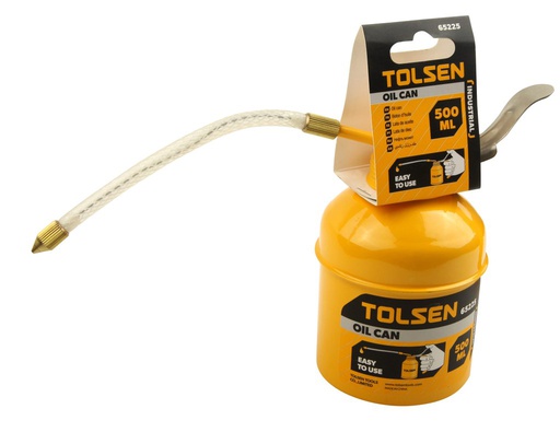 [1000326] Tolsen Oil Can 500 ml Iron Robust pump with Zinc Plated 65225