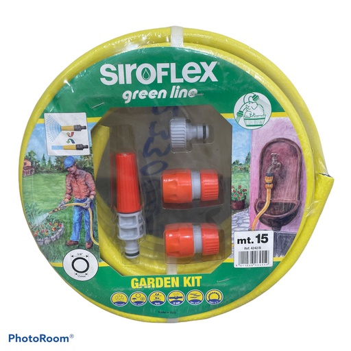 [2330047] Siroflex 15M Garden Hose Kit Italy