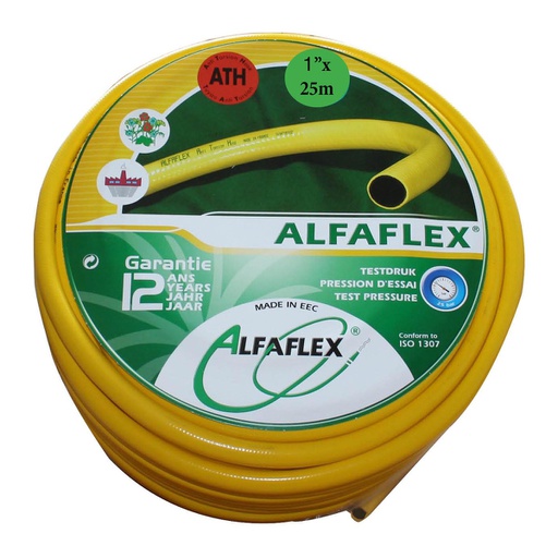 [2120001] ALFAFLEX Hose 1/2 inch 25 Yard France