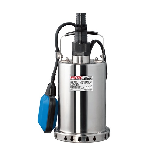 [FPDP750P] FIXTEC 220V 750W 1HP Dirty Water Pump Submersible Sewage Pump FPDP750P