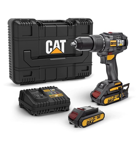 [CAT-DX12] دريل كات 18 فولت 2 بطارية مع مطرقة CAT-DX12
