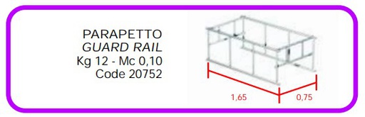 [1210061] Aluminium Marchetti Safety Grill No.50053Italy